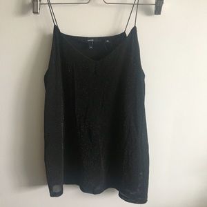 Sparkly and flowy tank top